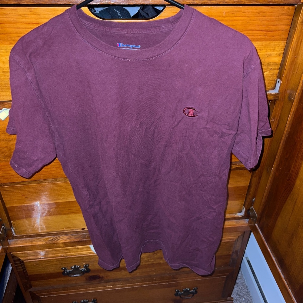 Red Champion tshirt